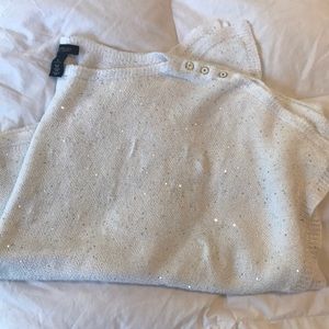 White House/ Black Market Puncho type sweater